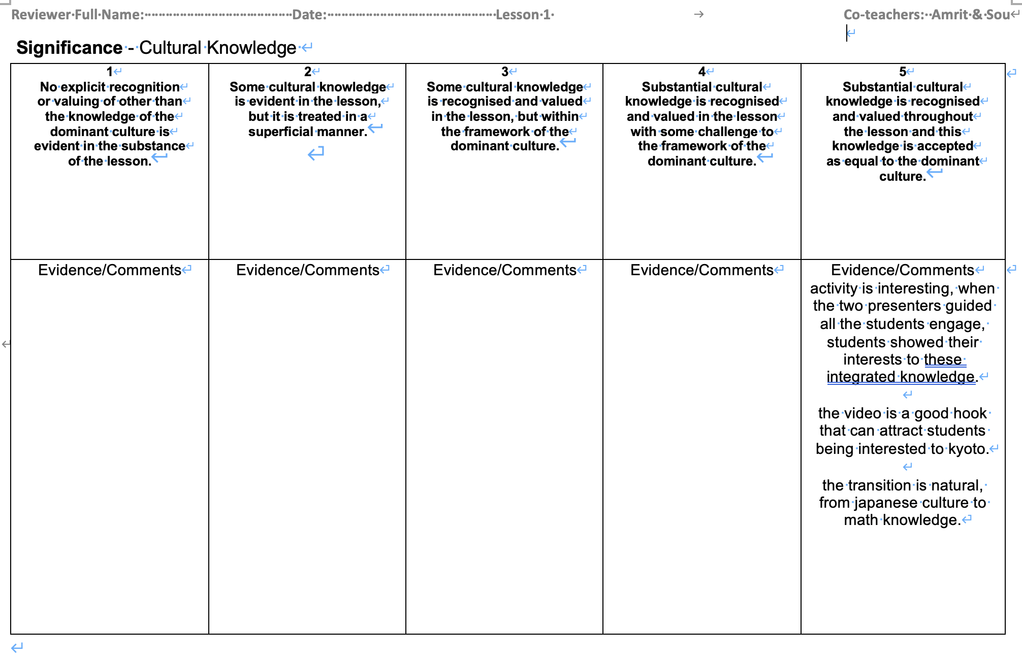 Feedback 6 – page 1